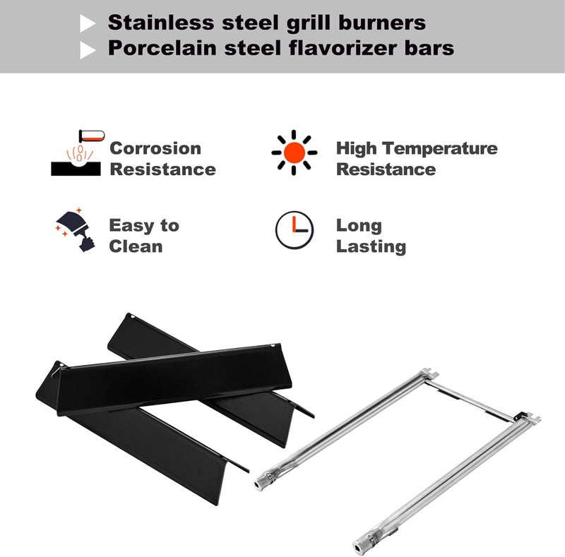 Grillflame Spirit E-210 7635 Flavorizer Bars 69785 Burner Grill Replacement Parts for Weber Spirit and Spirit II 200 Series E-210 S-210 E-220 S-220 ii E-210 II S-210 II E-220 II S-220 Spirit 2 GS4 Grill Parts - Image 5